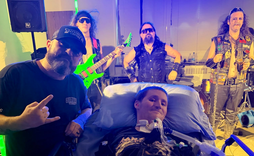 À Ottawa, un patient hospitalisé a assisté à un concert de métal organisé spécialement pour lui.