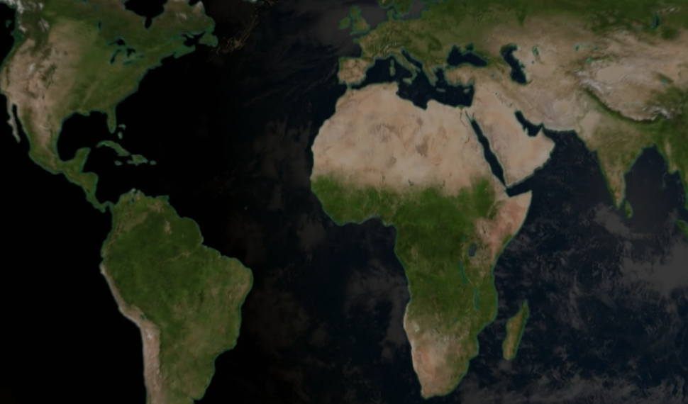 nouvelle carte du monde plus fidèle aux superficies réelles des continents et des pays