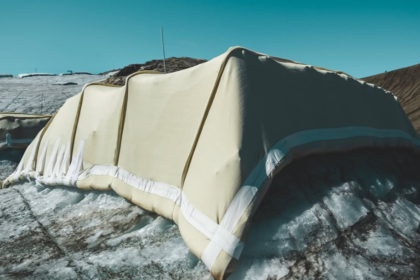 En Suisse, des chercheurs testent des couvertures en laine de mouton pour protéger les glaciers