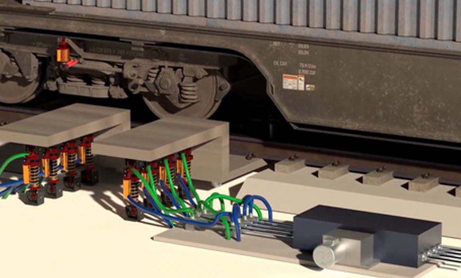 Les vibrations produites par les trains pourraient devenir une source d’électricité locale